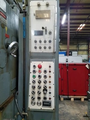 Fellows #10-4, gear shaping machine, 10" pitch diameter, 4" face, 3.5" spindle diameter, 4" stroke, AB PLC-2 - Image 3