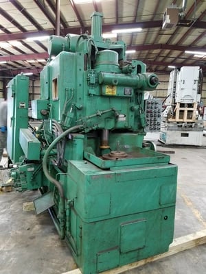 Fellows #18-5, gear shaper, 18" dia., 6" stroke, 5" face, 4" spindle diameter, automatic cycles, cutter at top - Image 2
