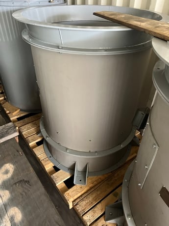43750 cfm @ 2.2"-3.35" SP, Marine duty vaneaxial blower/fan #A65M-449AV Direct Drive, 30 & 40 HP, 1800/900 - Image 2