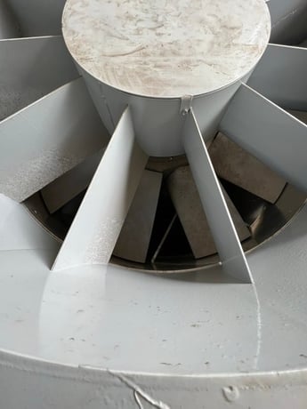 43750 cfm @ 2.2"-3.35" SP, Marine duty vaneaxial blower/fan #A65M-449AV Direct Drive, 30 & 40 HP, 1800/900 - Image 4