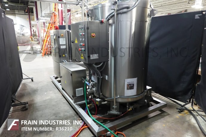 Morcos #AWK1000, Stainless Steel skid mounted melt tank, tempering system w/self contained heating system - Image 4