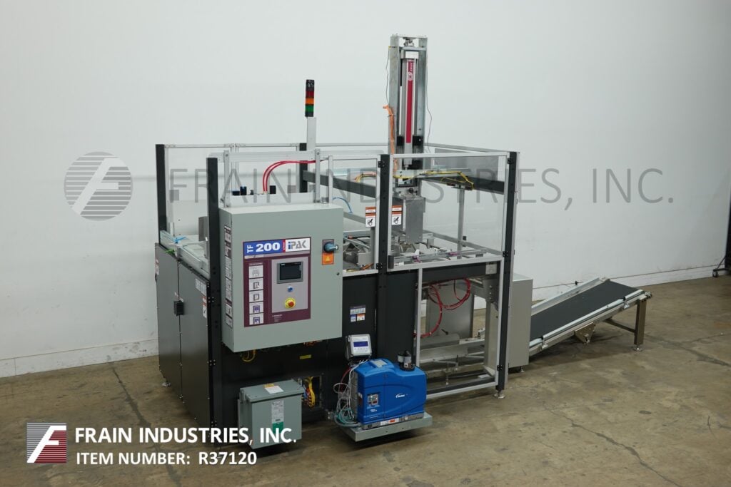 Wexxar IPAK #TF-200S, automatic, 4-corner servo, tray former, hot melt glue sealer, A/B PLC controller with - Image 5