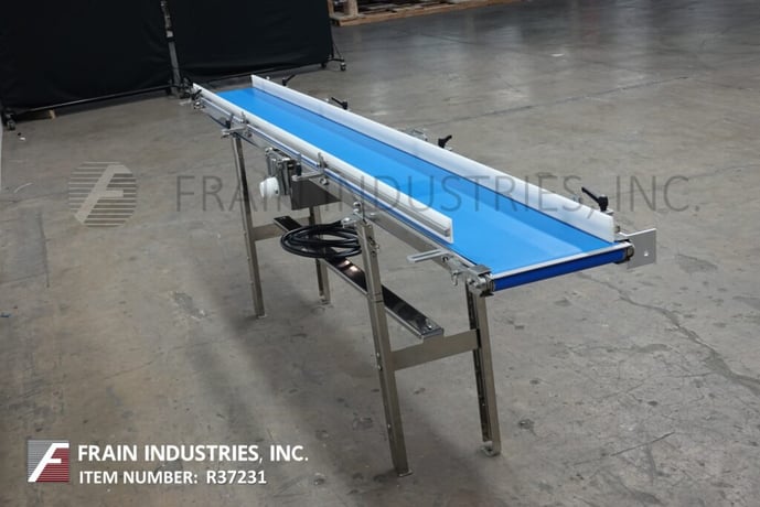 12" wide x 10' long, Multi-Conveyor, Stainless Steel frame belt conveyor - Image 2