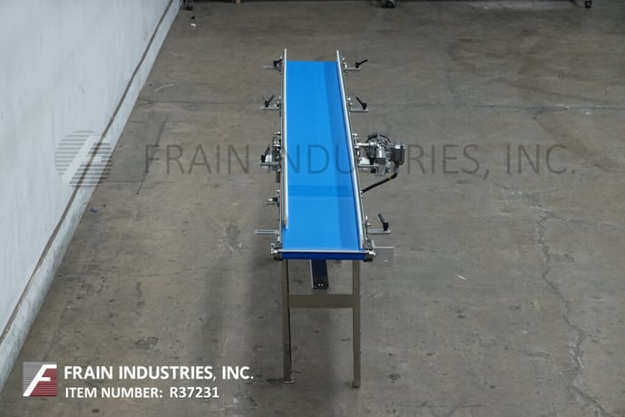 12" wide x 10' long, Multi-Conveyor, Stainless Steel frame belt conveyor - Image 4