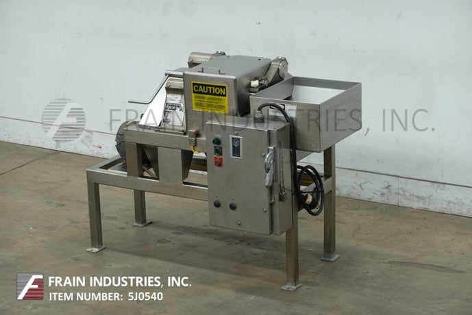 Urschel #G, Stainless Steel compact dicer, up to 22000 PPH, 2 HP, mounted on Stainless Steel frame - Image 5