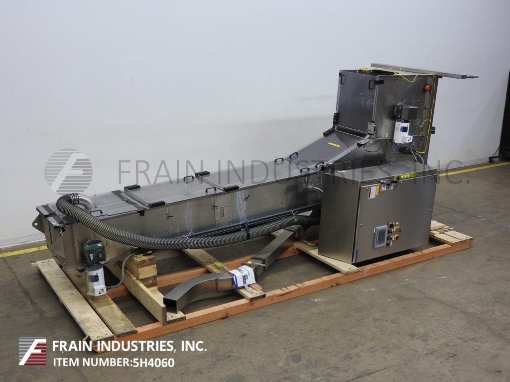 Fowler #WSID-600/40, automatic stainless steel waterfall style capacity elevation, 50-300 caps per minute, AB - Image 1