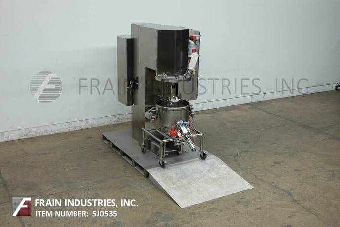 Collette #Gral-75, high speed, high shear, Stainless Steel, jacketed, vertical batch - Image 5
