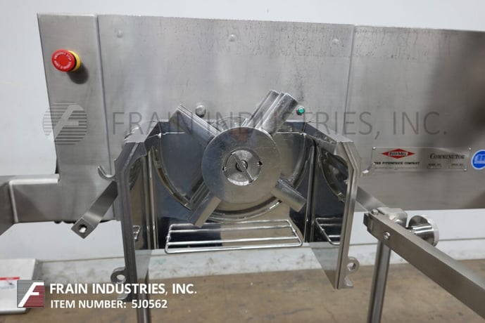 Fitzpatrick #D6A, 316 Stainless Steel comminutor mill, 16 fixed knives/impact blades, 7-1/2 HP, mounted on 4 - Image 2