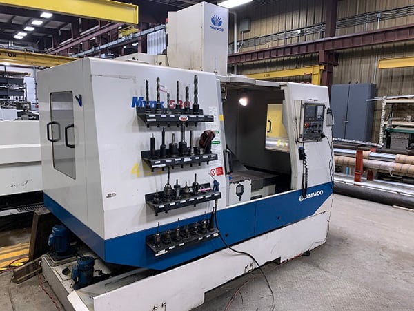 Daewoo Doosan #Mynx-530, vertical machining center, 24 automatic tool changer, 32" X, 20.1" Y, 20.1" Z, 8000 - Image 2