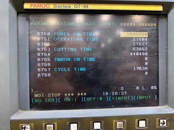 Daewoo Doosan #Mynx-530, vertical machining center, 24 automatic tool changer, 32" X, 20.1" Y, 20.1" Z, 8000 - Image 3