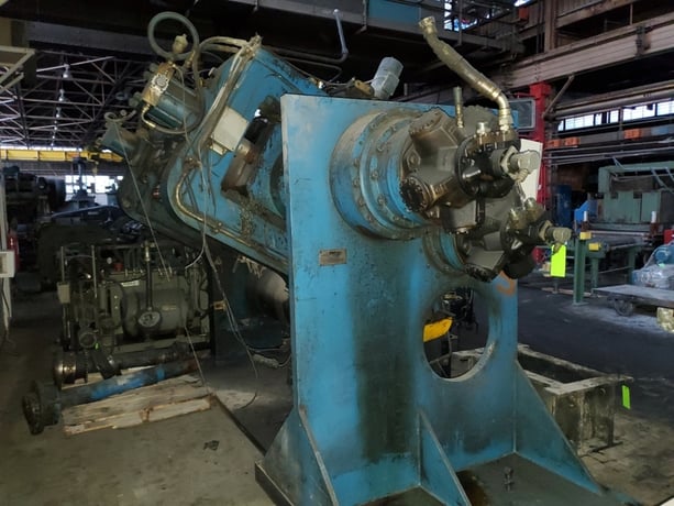 24" x 68" Akron Steel Fabricators, 2-roll calender, 200 HP, pneumatic stock guides - Image 10