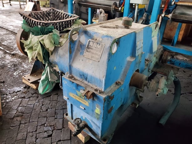 6" NRM, hot feed rubber extruder, 20.5:1 G/B ratio, 100 HP DC, 500 V., 1980 - Image 6