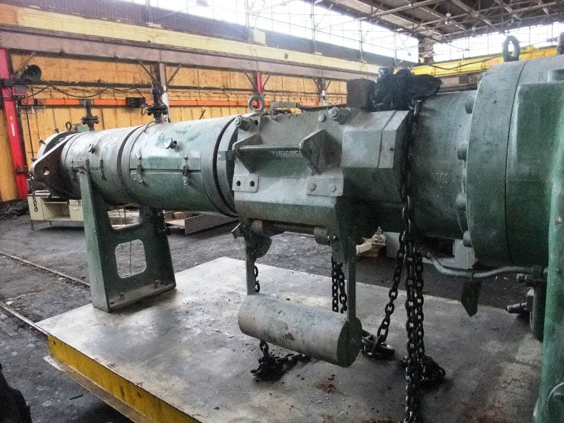 8" Berstorff, cold feed silicone extruder, 12:1 L/D, 250 HP, 1150 RPM, belt drive - Image 4