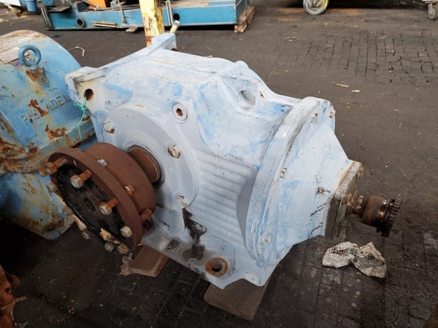 90 HP @ 1750 RPM input, SEW Eurodrive #K157AD7, gearbox reducer, 46.79:1 ratio - Image 2