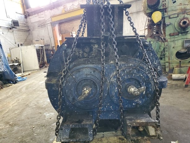 Farrel Banbury #11D, rubber mixer, 24:1 redcution ratio, 22" pneumatic hopper - Image 10