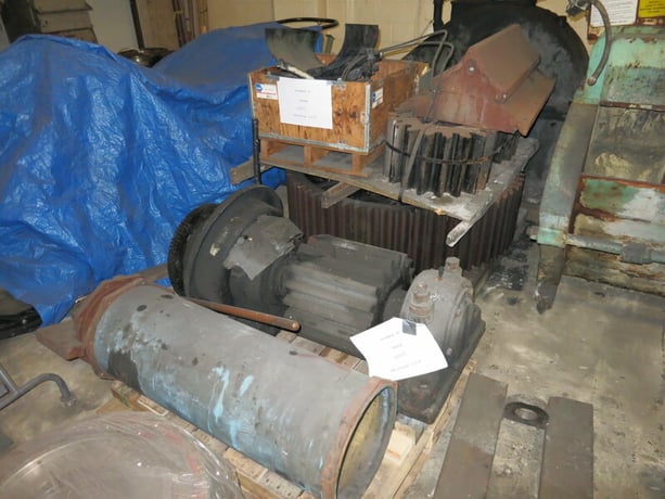 Bolling #10 rubber mixer, 195 liter chamber, 350 lb batch, pneumatic hopper - Image 3