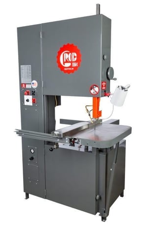 24" x 12" Grob #4V-24, vertical band saw, 1/8"-1" saw blade, 40-5000 FPM, NEW - Image 1