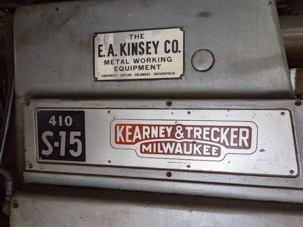 Kearney & Trecker #410S-15, plain horizontal mill, 15" x76" table, 1968 - Image 8