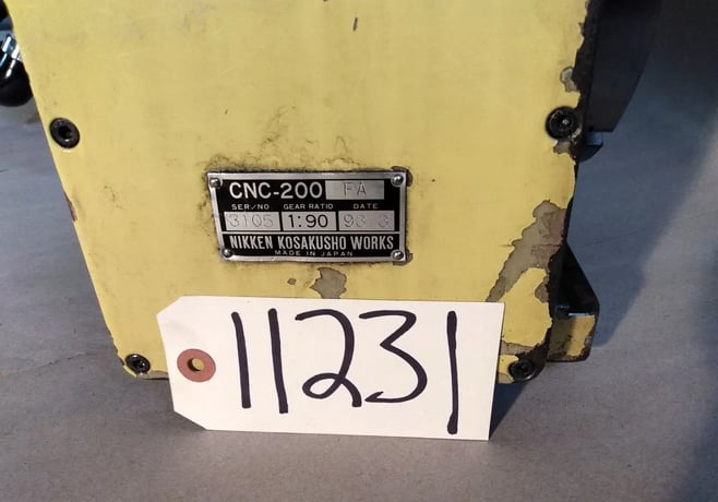 8" Nikken #CNC-200FA, CNC rotary table, 4-Axis - Image 4