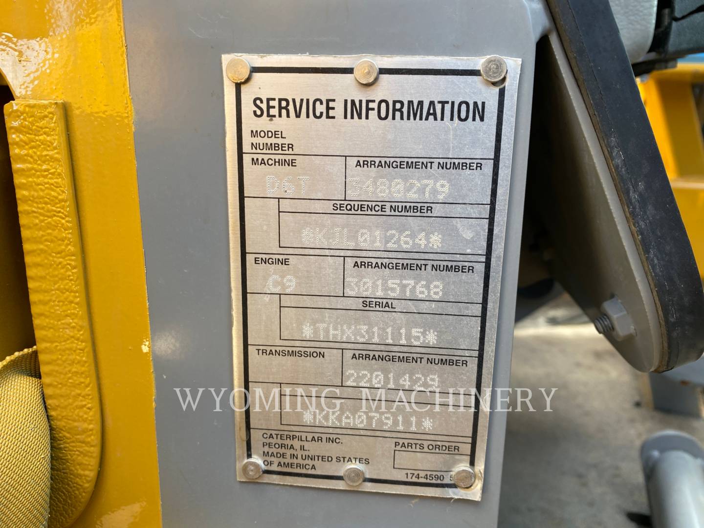 Caterpillar D6T LGP PL, Pipelayer, 2491 hours, S/N: KJL01264, 2011 - Image 6