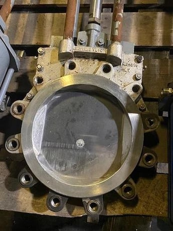 10" Wey Wey knife gate valve, Stainless Steel (2 available) - Image 2