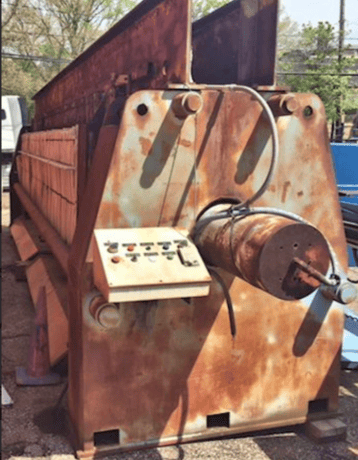 47" Durco filter press, 80 plates, non-gasketed plates, 95 cu.ft. filter volume, rebuilt - Image 3
