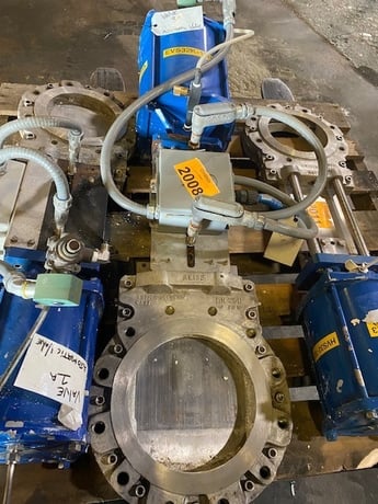 10" Reiss Reiss knife gate valve, Stainless Steel - Image 1