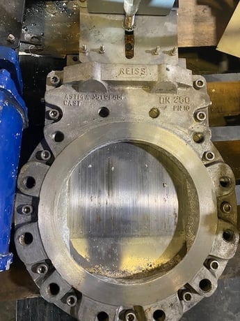 10" Reiss Reiss knife gate valve, Stainless Steel - Image 2