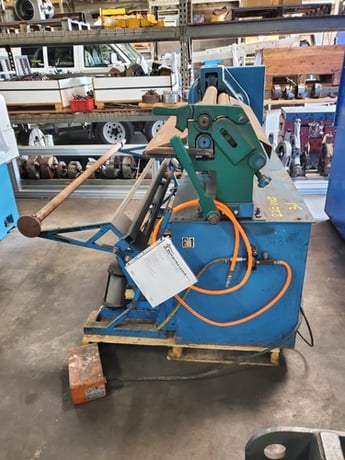 16 gauge x 4' Tennsmith #SRP4816, powered slip roll, 3" dia rolls, 3 rolls, forward/reverse.gear driven - Image 3