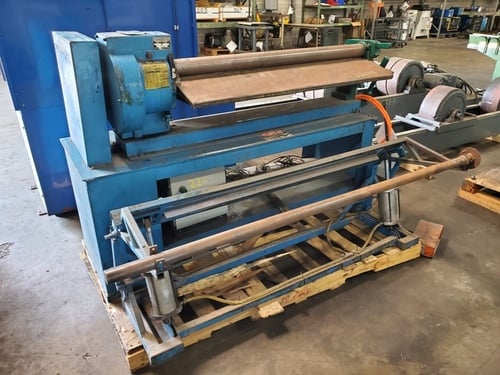 16 gauge x 4' Tennsmith #SRP4816, powered slip roll, 3" dia rolls, 3 rolls, forward/reverse.gear driven - Image 7