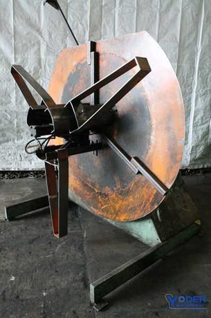 6000 lb. Custom coil reel, 18" width, 16"-22" ID, 72" outside dimensions, hydraulic expansion, 5 HP, #64363 - Image 2