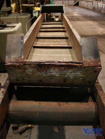 22-3/4" x 10' Belt type chip conveyor, 1-1/2" height of flights, 1725 RPM, 3/4 HP, #61210 - Image 3