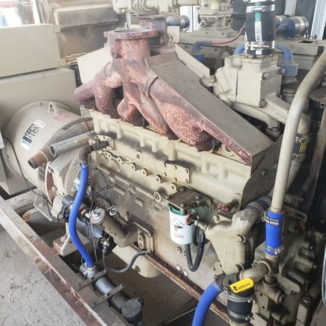 135 KW Cummins #3309A-1268B, Natural gas Generator w/enclosure, 277/480 Volts, 1991 - Image 8