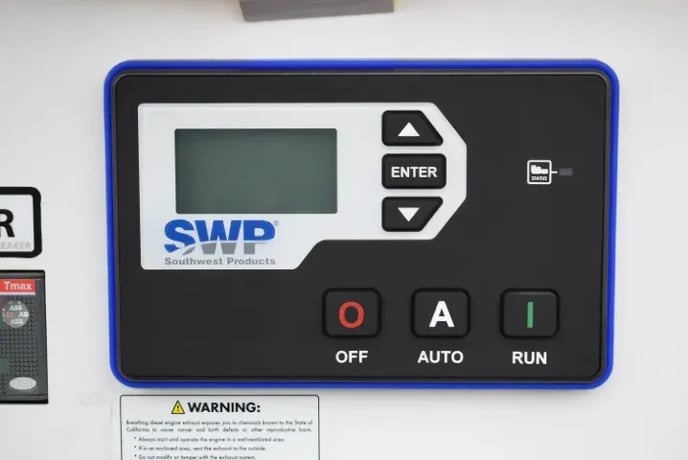 20 KW SWP #GS25, diesel, sound attenuated enclosure, on trailer, 240/208/480 Volts, 68 hours, 2018, on rent - Image 5