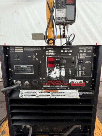 Lincoln Idealarc #Pulse Power 500, Welder W/ Boom And Lincoln LN-9F Wire Feeder - Image 5
