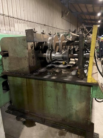 20 Stand, Pearson Rake & Gutter Rollforming Line, 2.5" arbor, 30" roll space, 16" horiz spacing, 5"-10" vert - Image 5