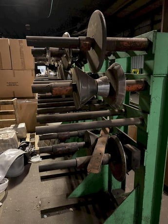 20 Stand, Pearson Rake & Gutter Rollforming Line, 2.5" arbor, 30" roll space, 16" horiz spacing, 5"-10" vert - Image 6