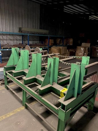 20 Stand, Pearson Rake & Gutter Rollforming Line, 2.5" arbor, 30" roll space, 16" horiz spacing, 5"-10" vert - Image 7