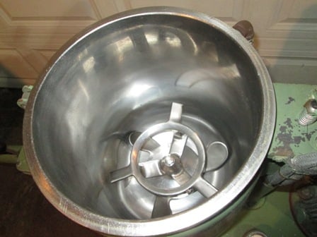 20 liter Papenmeier, High Intensity Mixer, jacketed, stainless steel, discharge - Image 2