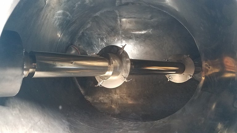 30 cu.ft. Patterson Twin Shell Vee Blender, Stainless Steel interior, high speed intensifier bar, 3 HP shell - Image 5
