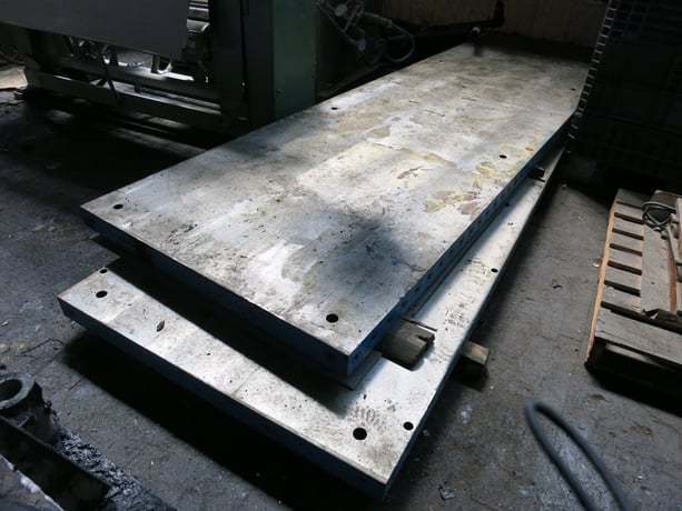 42" x 150" x 3", Venango steam platens, for hydraulic compression press (2 available) - Image 2