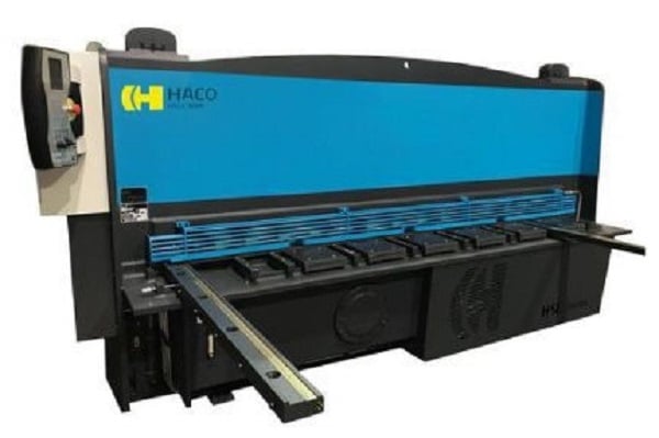 3/8" x 10' Haco #HSLX-10X3/8, Hydraulic Shear, CNC SC100T Pendant Control - Image 1