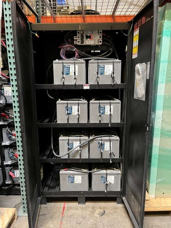 C & C Power BC55, 40 x 29.5 x 79, 480 Volts, 600 amps, battery cabinet - Image 2