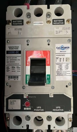 C & C Power BC55, 40 x 29.5 x 79, 480 Volts, 600 amps, battery cabinet - Image 4