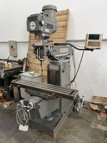 Lagun #FTV-2S, 10" x50" tbl., 2 HP, 30" X, 16" Y, 16" Z, R-8 Collet, Mitutoyo PM-32L 2-Axis digital read out - Image 1