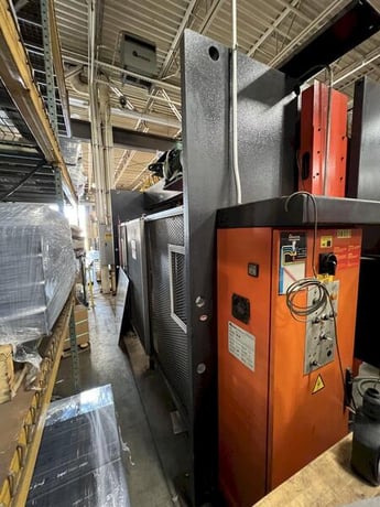 187 Ton, Amada #HFB-170-40, 14' overall, 148" between housing, 7.08" stroke, 16" throat, 17.71" open, 8-Axis - Image 3