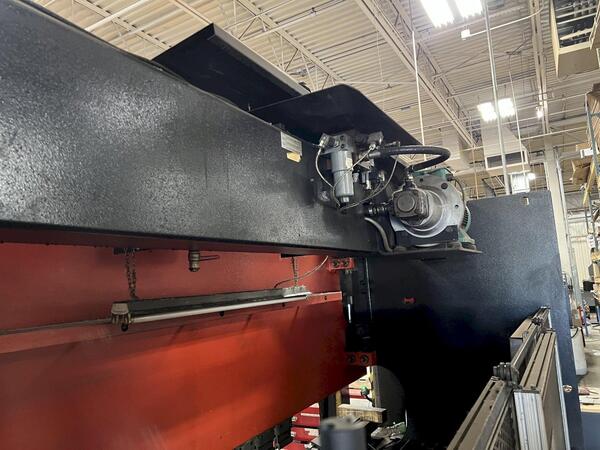 187 Ton, Amada #HFB-170-40, 14' overall, 148" between housing, 7.08" stroke, 16" throat, 17.71" open, 8-Axis - Image 8