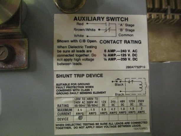 2000 Amps, General Electric, TC2020TTHE1R, 600 VAC, electrically operated, drawout - Image 7