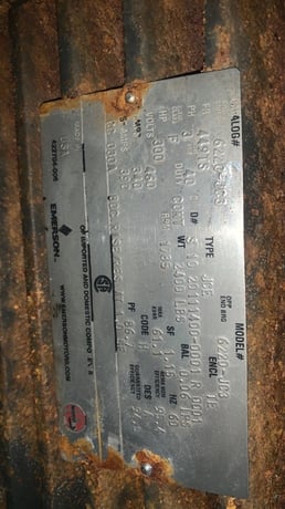 300 HP 1800 RPM U.S. Motors, Frame 449T/449TS, TEFC, 1.15 service factor, 460 Volts - Image 2