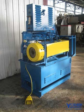 3" Reasenler #3, I/O tube end former, 4 segment type, hydraulic accuated, rebuilt 1998, #55365 - Image 4
